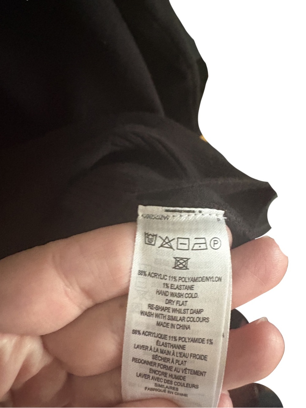 French Connection classic black knit sweater. - Picture 3 of 3